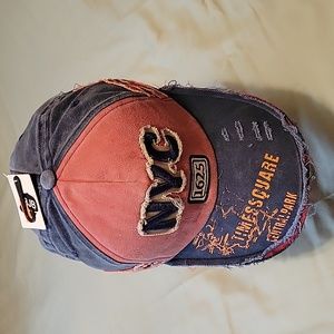 BJB 1625 BASEBALL HAT WITH TIMESQUARE AND CENTRAL PARK ON FRONT